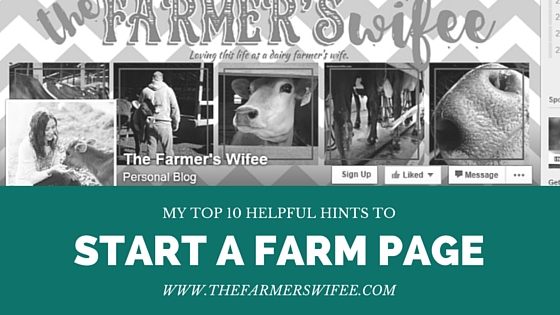 My Top 10 Helpful Hints to Start a Farm Page!